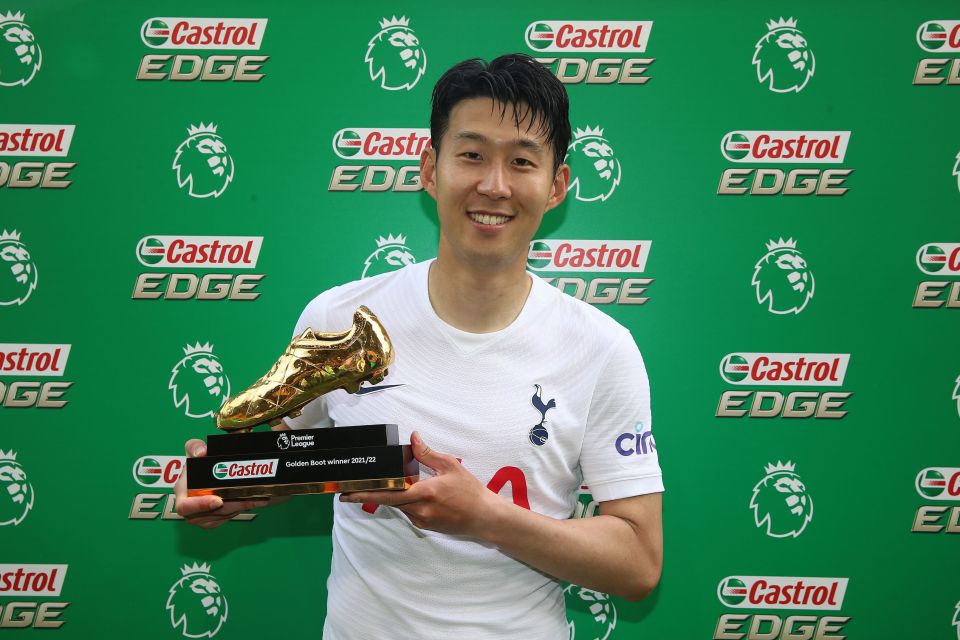 Tottenham's Son Heung-Min finished the Premier League season with 23 goals