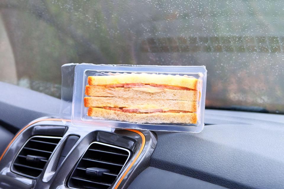 It's best to keep all your food in one place - rather than all around the car