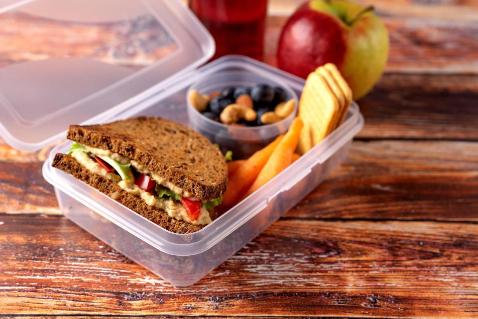 Keep a snack box at the ready for the kids during the journey