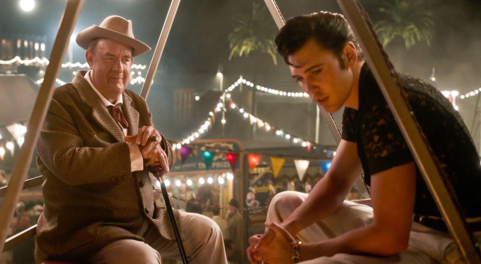 Tom Hanks plays Elvis’s manager Colonel Tom Parker