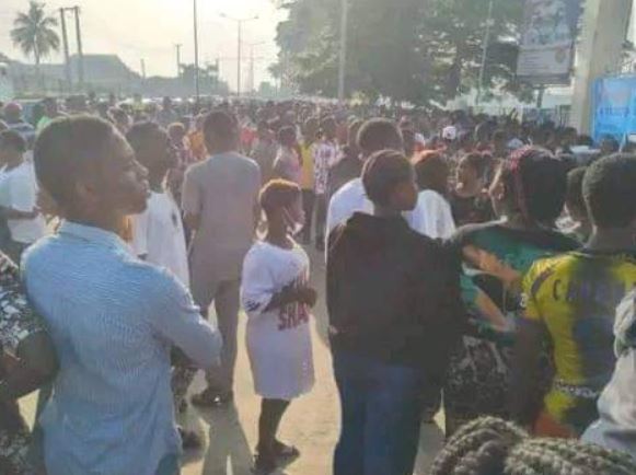 The stampede happened this morning at  King's Assembly Church in Port Harcourt