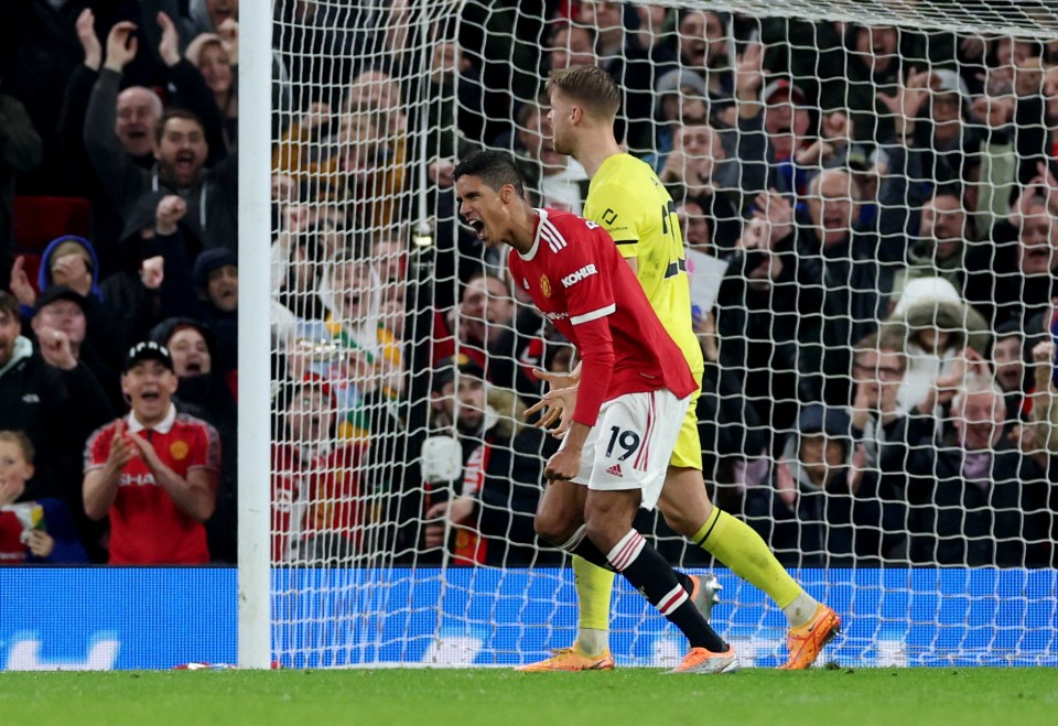 Varane got in on the goal-scoring act