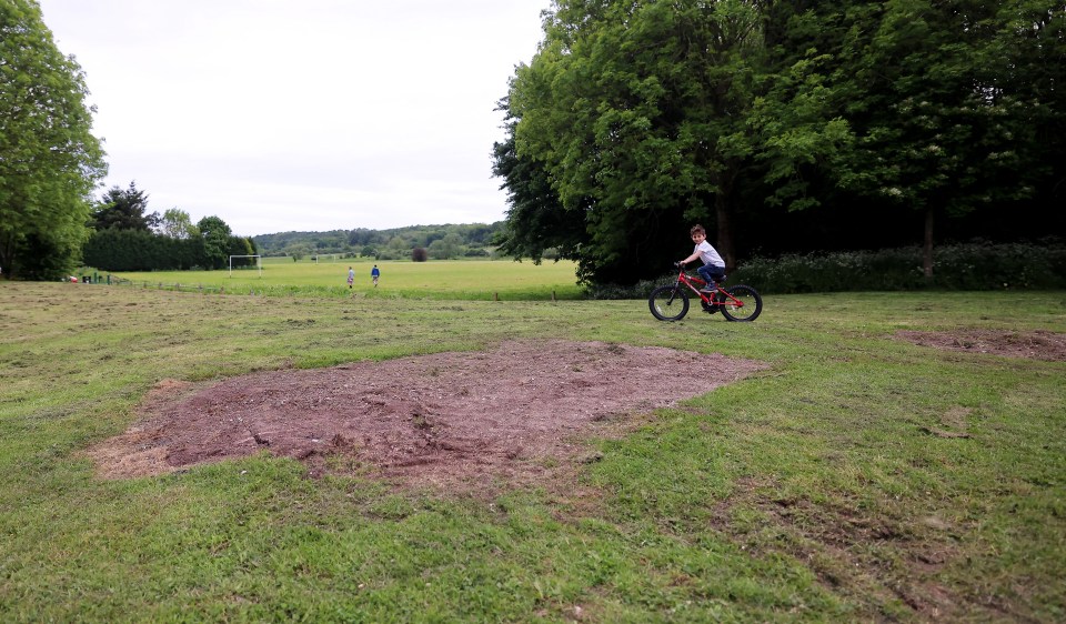 Misery council staff ripped out the swings and climbing frame from the playground in Stoke-on-Trent