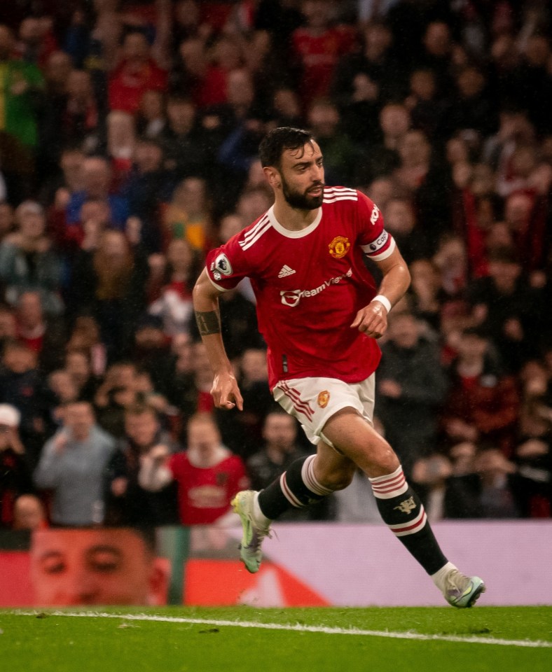 Fernandes netted his 50th United goal