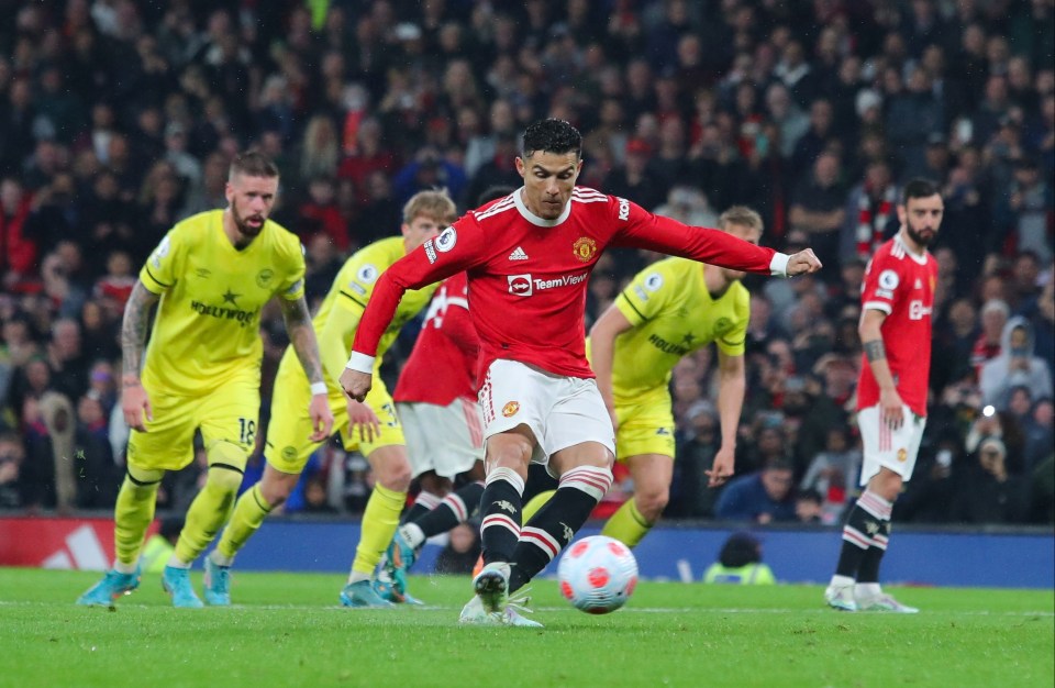 Ronaldo converted from the penalty spot