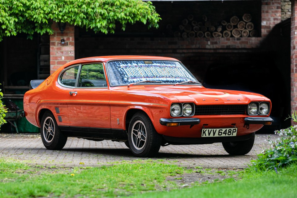 This special Capri broke all previous records, selling for more than £70,000