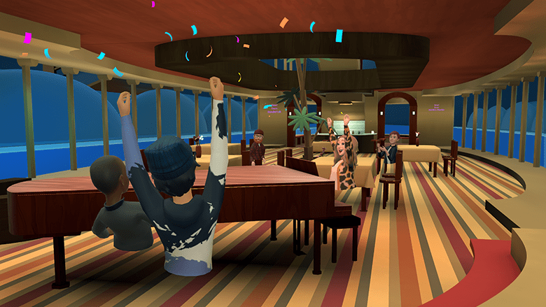 Hang out with friends or strangers inside the metaverse