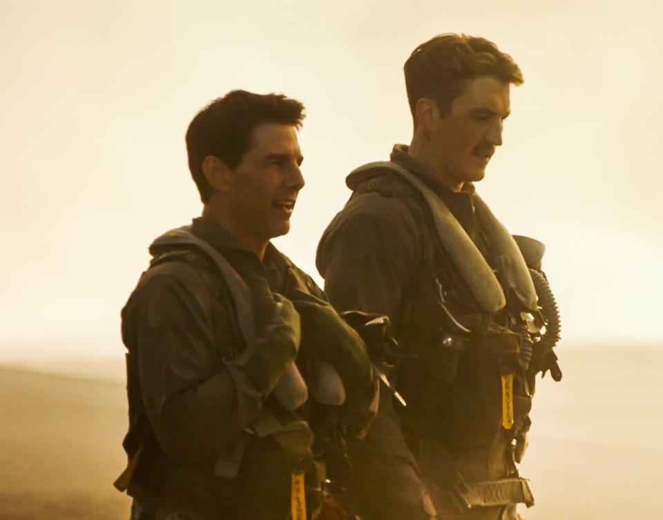 Miles Teller towers over Cruise in Top Gun: Maverick