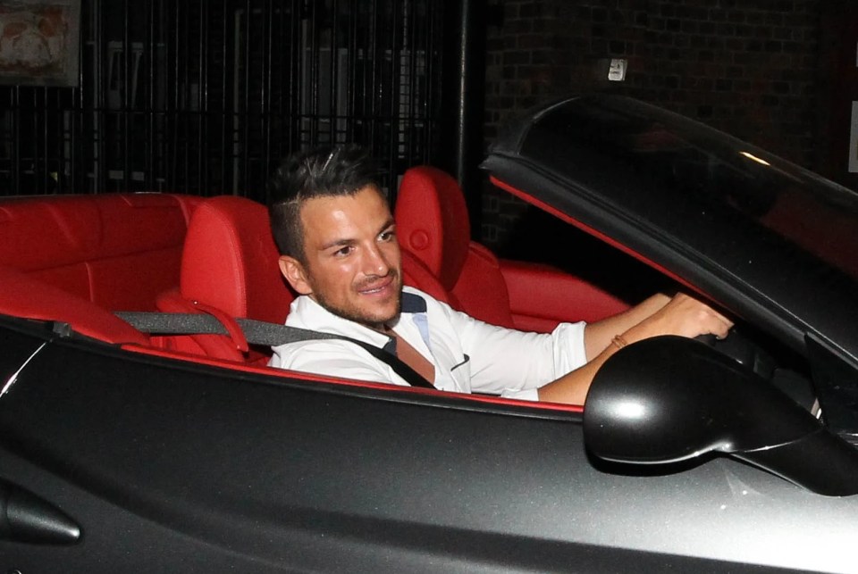Peter Andre has had multiple flash motors over the years