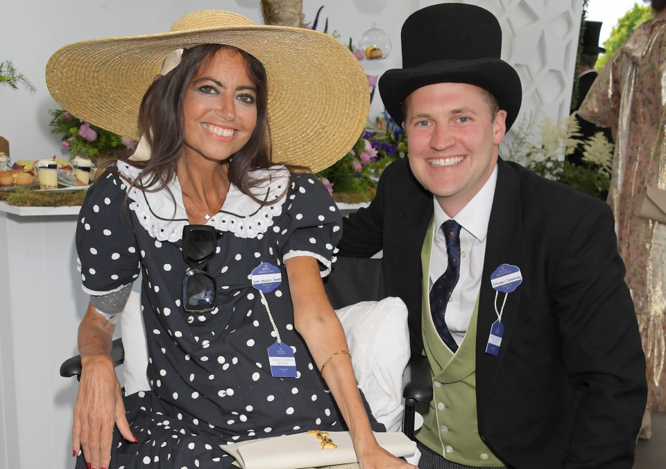 Deborah James attended Royal Ascot with her brother Benjamin James in 2022