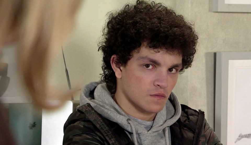 Alex plays Simon Barlow on the ITV soap