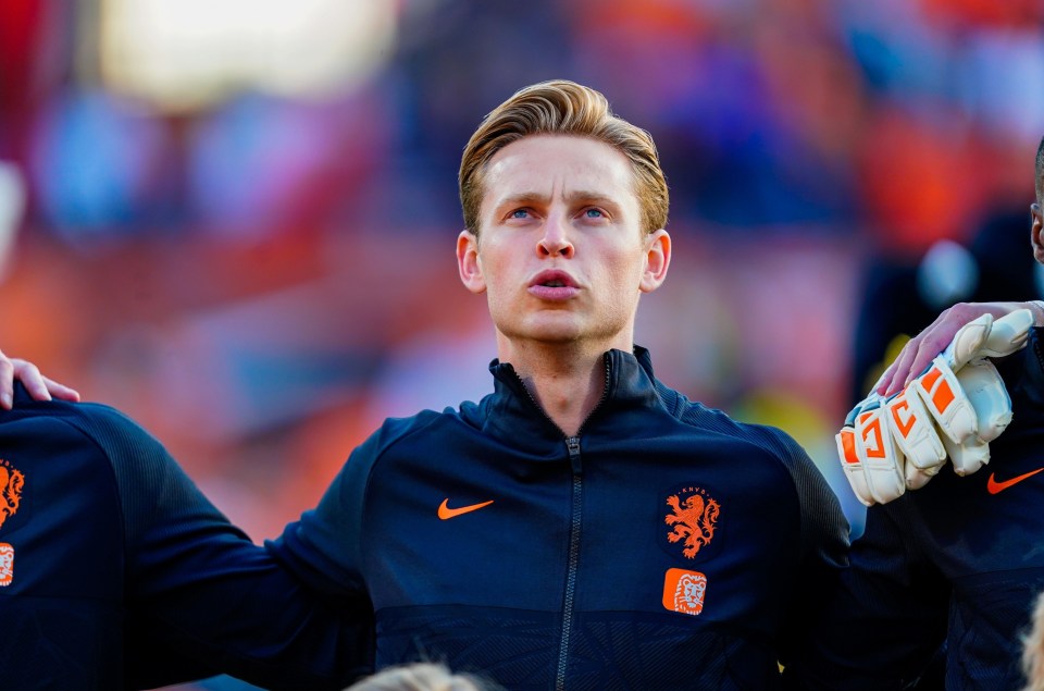 De Jong is a regular for the Dutch national team and could finally be on the move