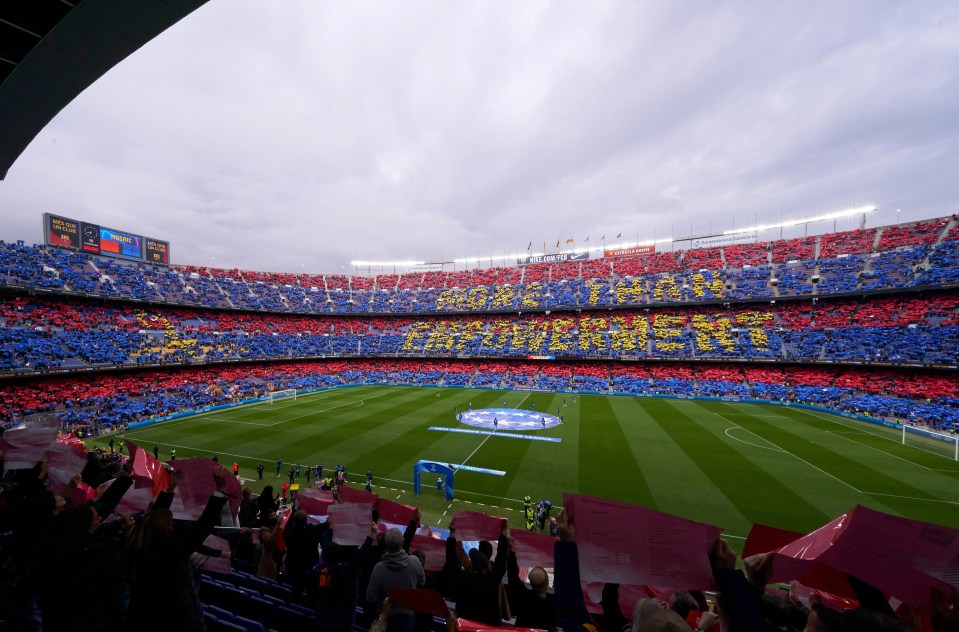 Barcelona have announced they will not play at the Nou Camp in the 2023-2024 season