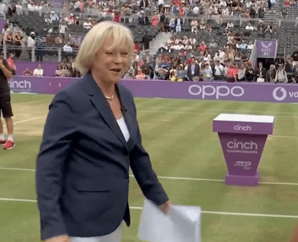 Barker admitted she was 'welling up' after Berrettini's kind words