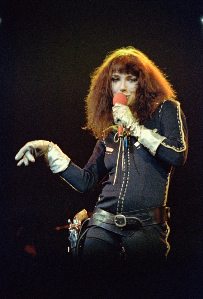 The singer live at the Hammersmith Odeon in 1979