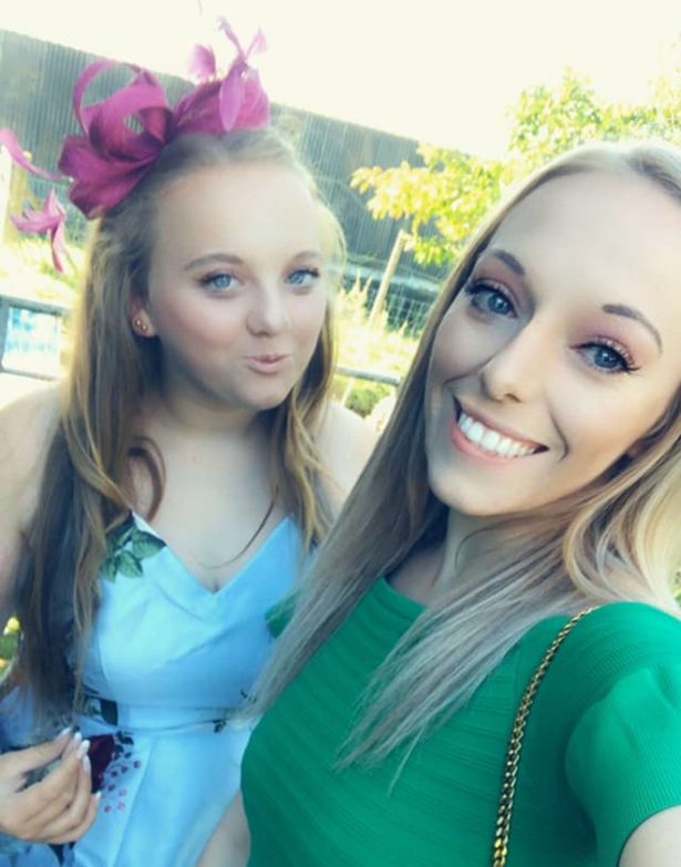 Grace, pictured with her sister (right) and her mum died in November 2019
