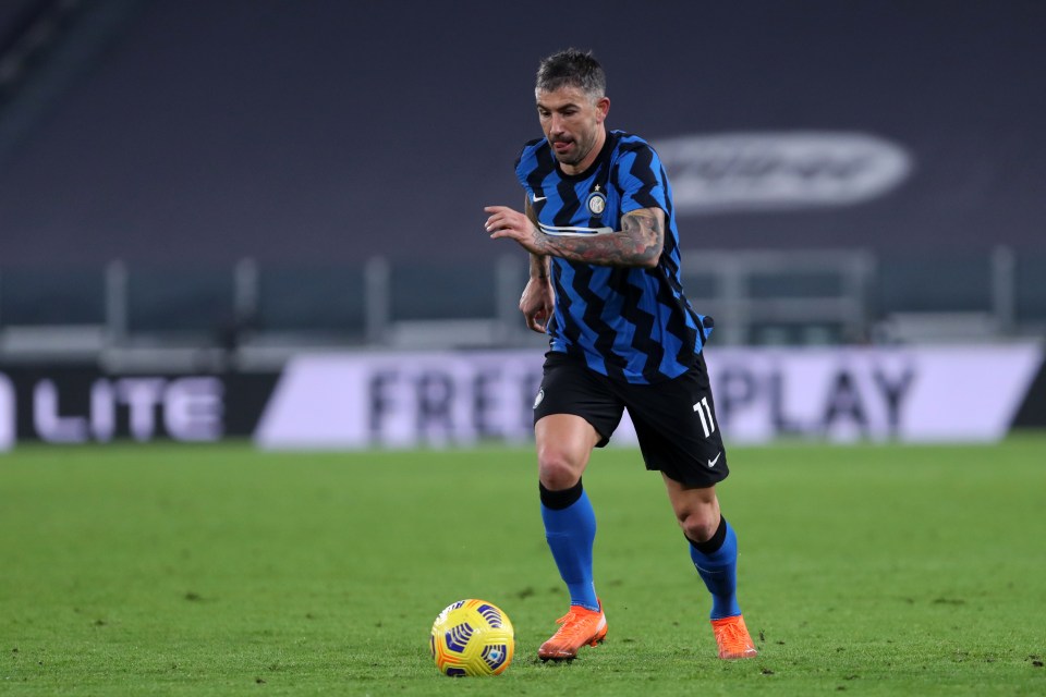 Kolarov played his last game for Inter in December 2021