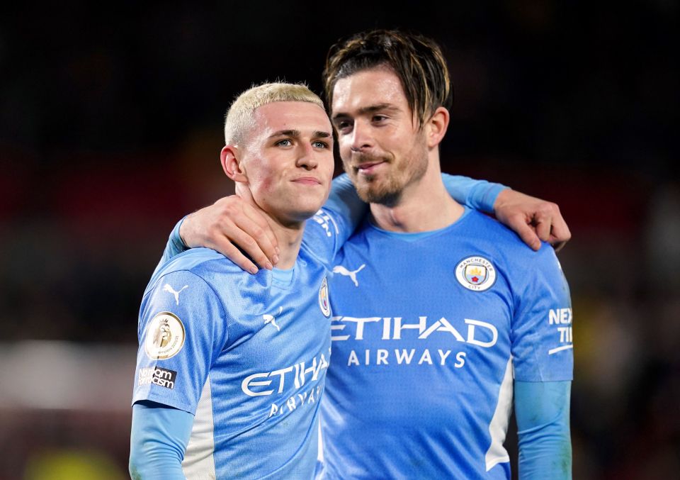 Broady praised the LTA for copying Man City's approach to leadership - with him playing the role of Grealish and pal Jack Draper his very own Phil Foden