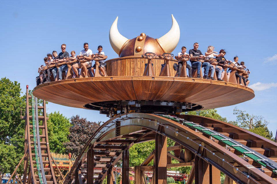 The theme park's newly unveiled area will give fun=seekers a mythical experience