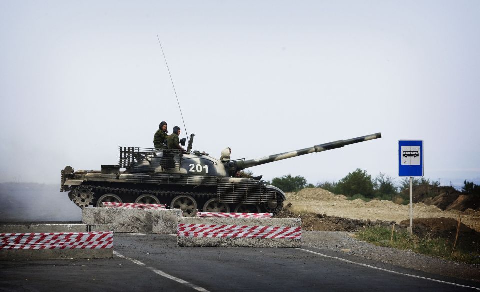 Russia has been forced to use old Soviet-era T62 tanks due to shortages [FILE IMAGE]