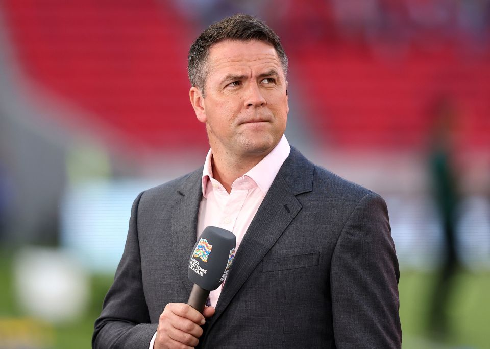 Former footballer Michael Owen has been working as a pundit during England's Nations League games