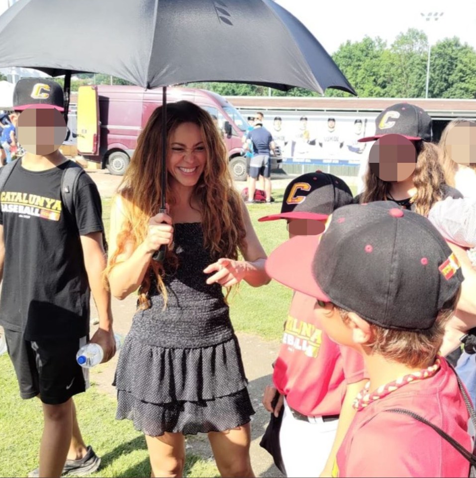 Shakira and Gerard Pique jetted to the Czech Republic to watch their son Milan play in a baseball tournament