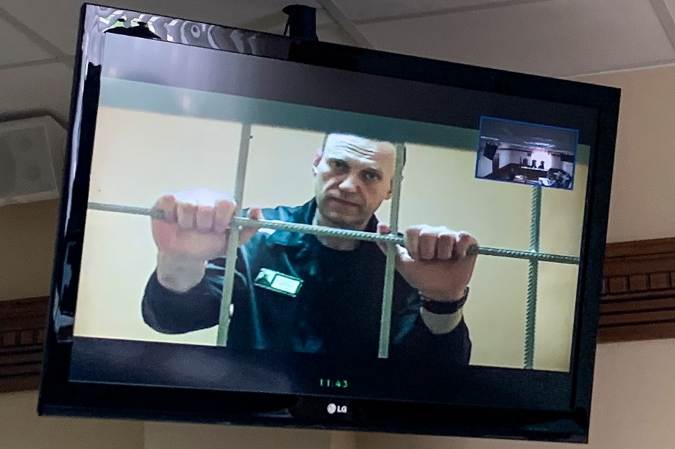 Alexei Navalny filmed at the IK-2 corrective penal colony in Pokrov
