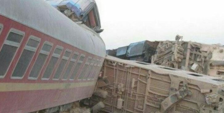 At least 17 people have died and 50 have been injured in a train crash in Iran