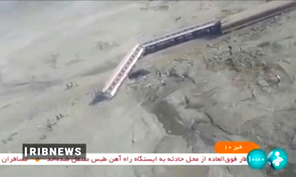 The crash took place in a remote area of northeast Iran, 50 miles from the city of Tabas