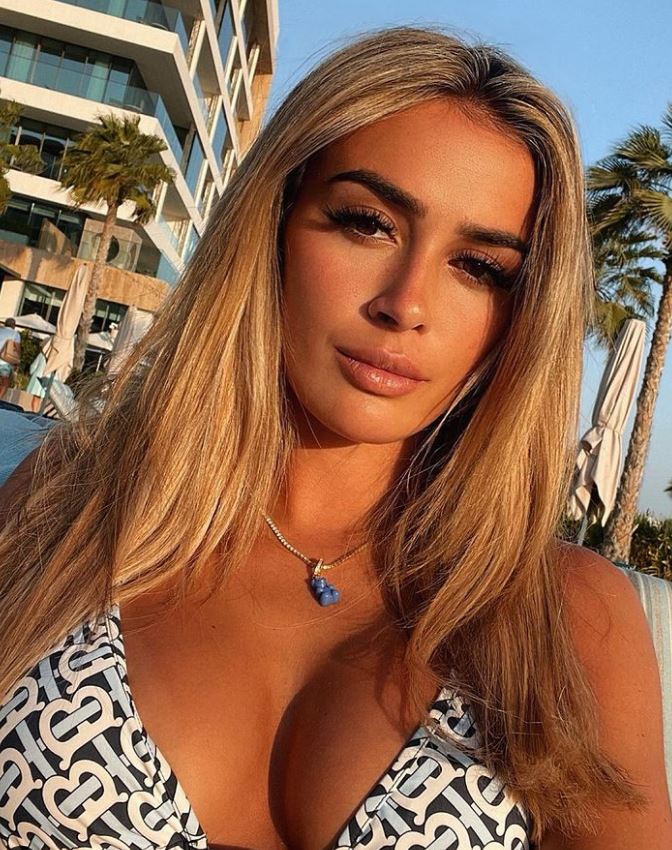 Pilkington has been keeping her 19,000 Instagram followers updated from her holiday in Italy