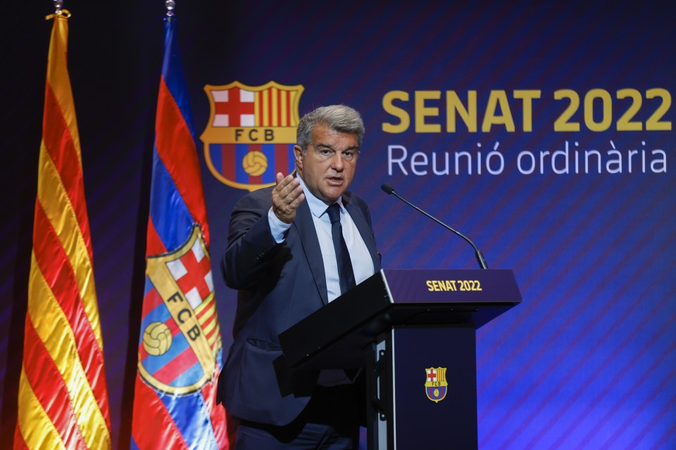 Barcelona’s president Joan Laporta has publicly supported Pique during a difficult time