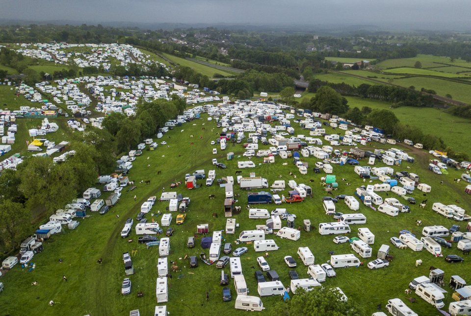 More than 10,000 travellers have come from all over Europe to be at the fair