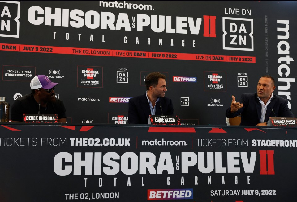Derek Chisora has vowed to stop Kubrat Pulev in their heavyweight rematch next month