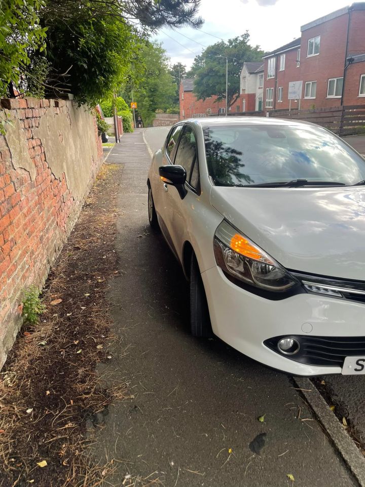 The carer was gone for just 15 minutes but returned to a vandalised motor