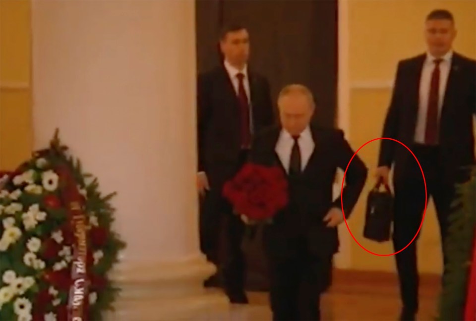 The briefcase always accompanies the Russian president