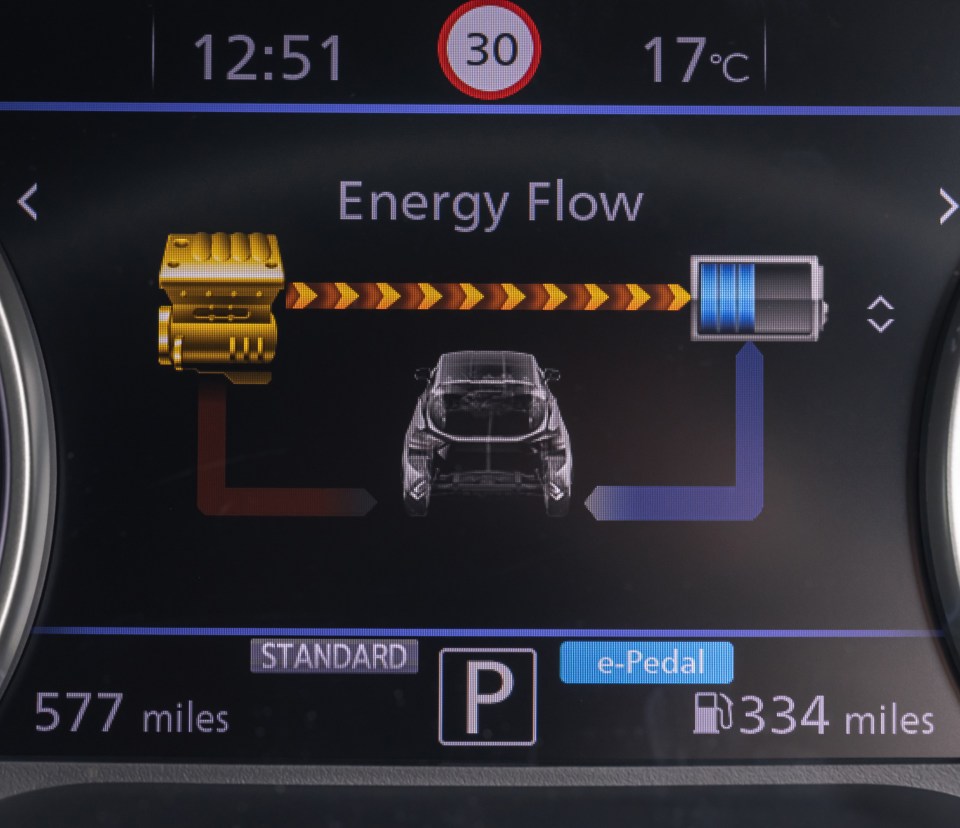 The Hybrid is much quieter. Much of the time, especially in town, it operates on electric power alone.
