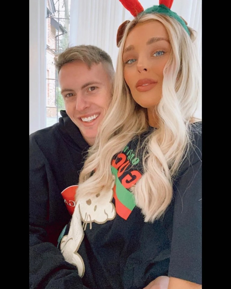 Dean Henderson hugs his partner in a rare Instagram post together