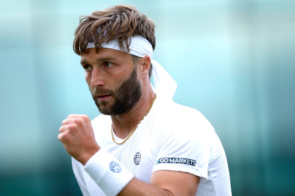 Liam Broady credited his 'Jack Grealish hair-do' for his first-round win at Wimbledon on Tuesday