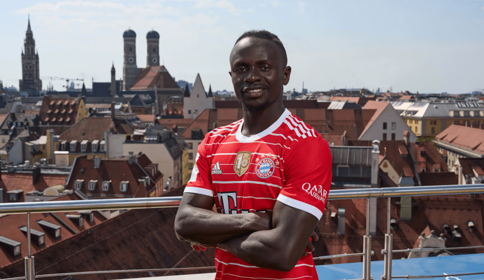 Mane joins the German giants on a three-year deal
