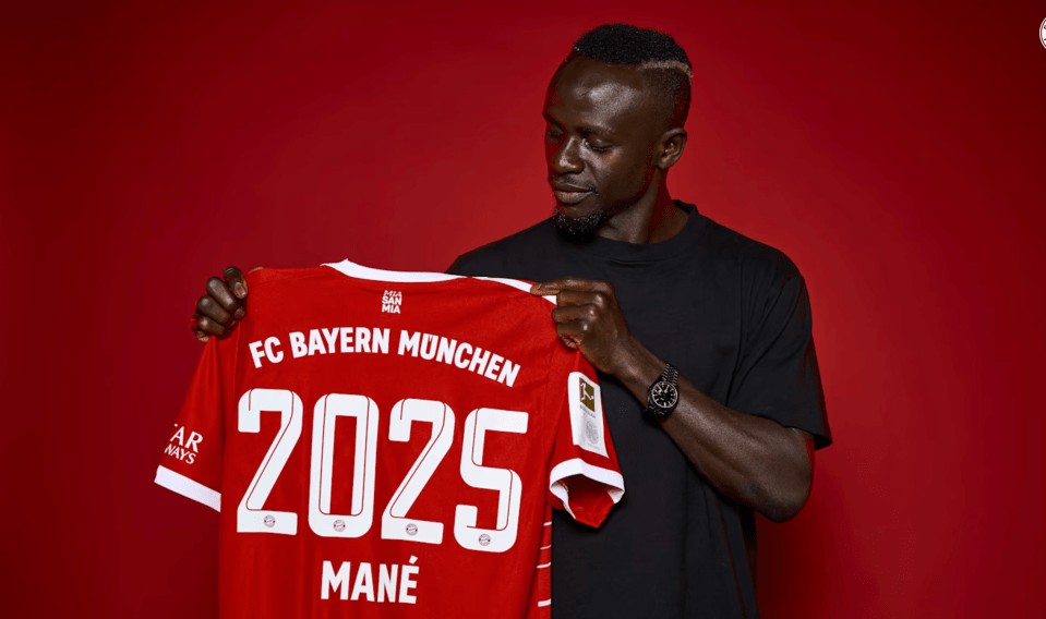 Mane arrived in Germany yesterday to undergo his medical