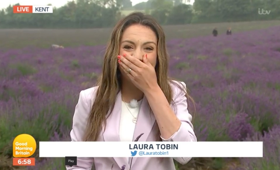 Laura Tobin burst out laughing after calling Adil Ray, 'Aled'