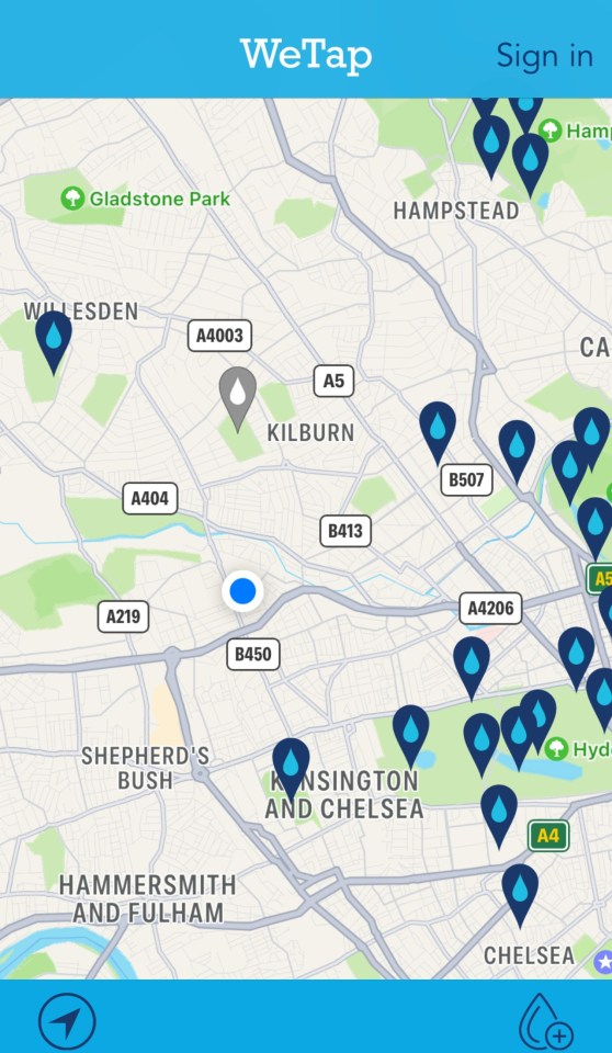 Find a water fountain near you