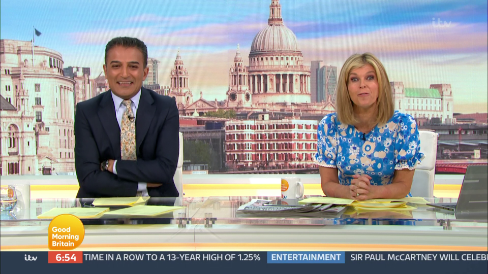 Kate and Adil were discussing how sex can help hay fever