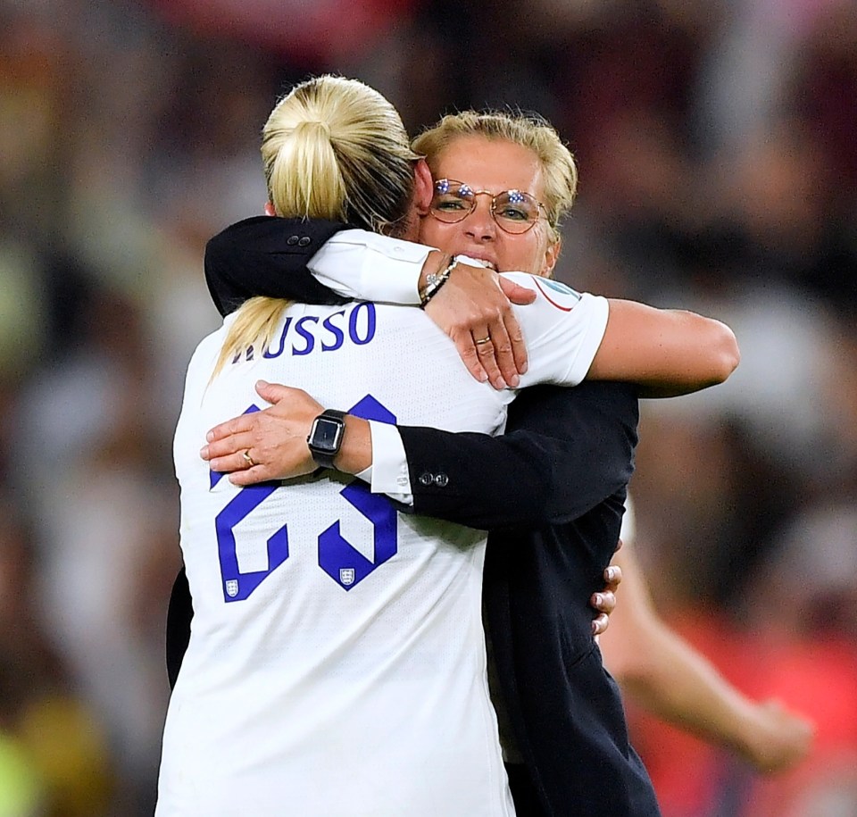 England’s coach Sarina Wiegman is yet to start Russo in the Euros