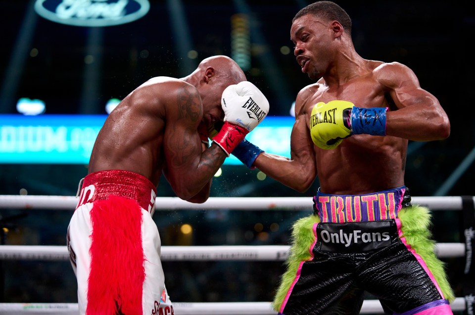 Yordenis Ugas was beaten in ten rounds by Errol Spence Jr