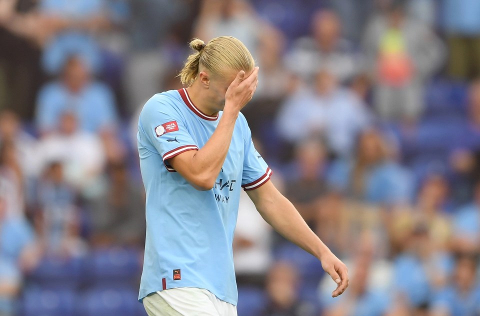 Erling Haaland failed to hit the heights in his debut