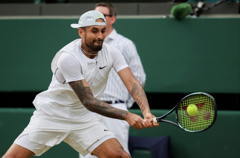 Kyrgios got involved in very little drama at all throughout the contest