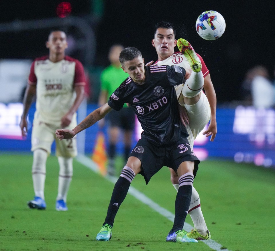 Last year, Romeo joined dad's team Inter Miami and plays for their reserves