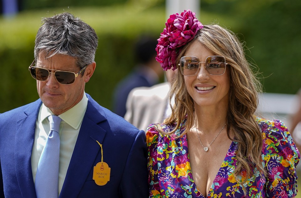 Liz attended the Goodwood Festival with friend Henry Birtles