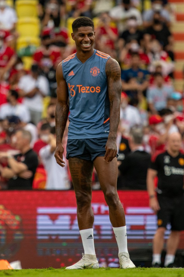 Marcus Rashford began to shrink into a shell